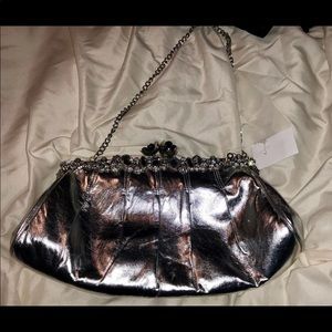 Lovely Silver Boutique Purse